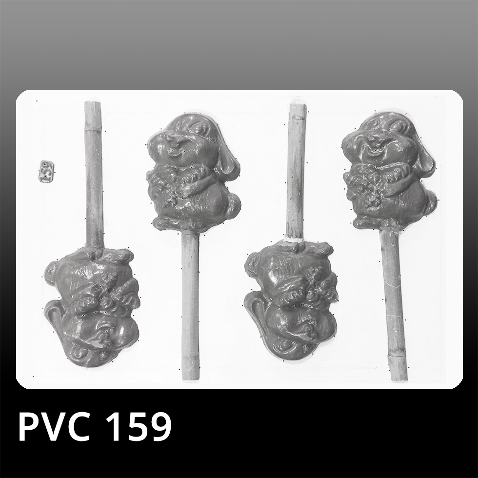 PVC-159-PIRULITO-COELHO-SEGURANDO-CENOURA PVC-159-PIRULITO-COELHO-SEGURANDO-CENOURA