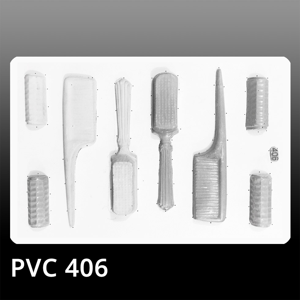 PVC-406-ESCOVA-PENTE-E-BOB PVC-406-ESCOVA-PENTE-E-BOB