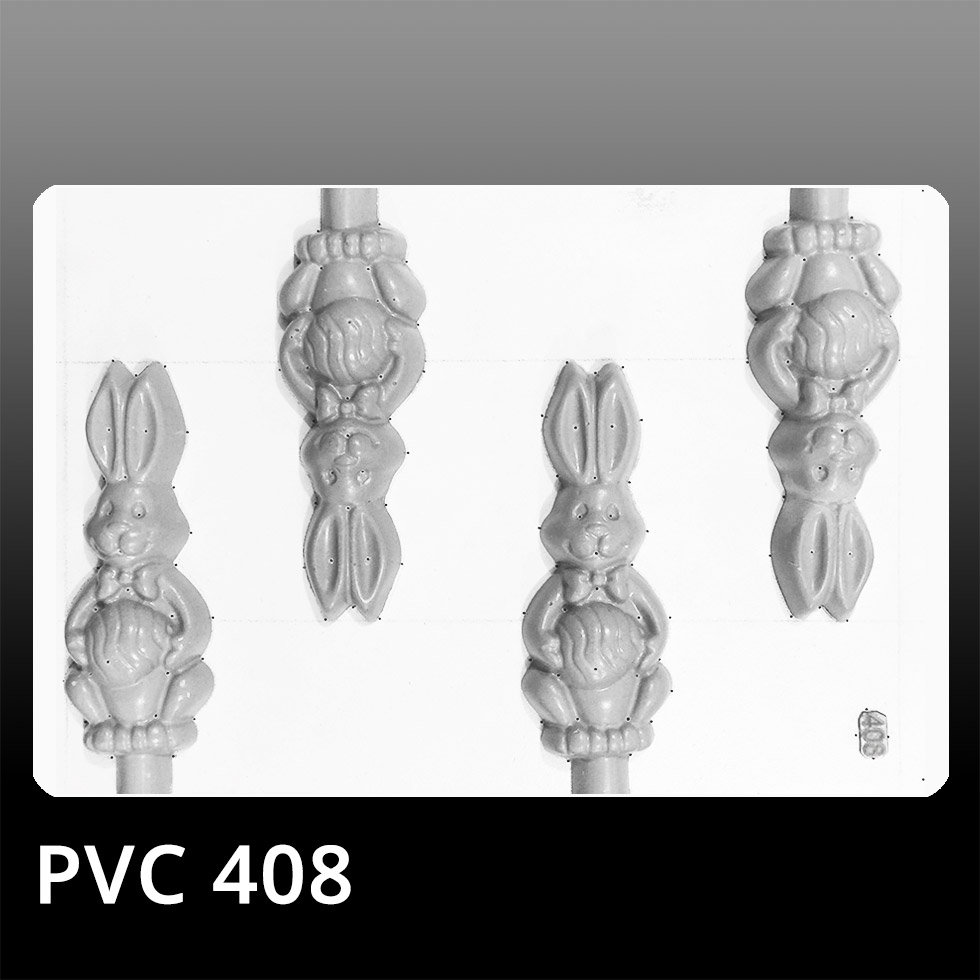 PVC-408-PIRULITO--COELHO-SEGURANDO-OVOS PVC-408-PIRULITO--COELHO-SEGURANDO-OVOS